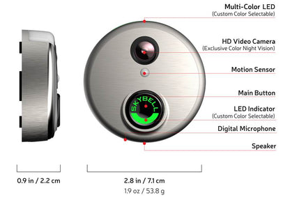 SkyBell 4.0 HD Silver