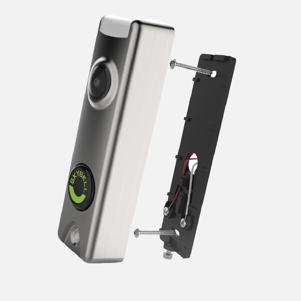 Skybell Slim Line Skybell Doorbell Camera Installation Skybell